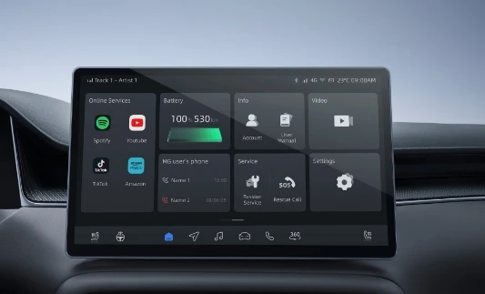 12.8 inch HD Touchscreen