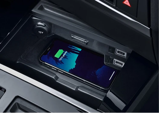 Contrasting black roof